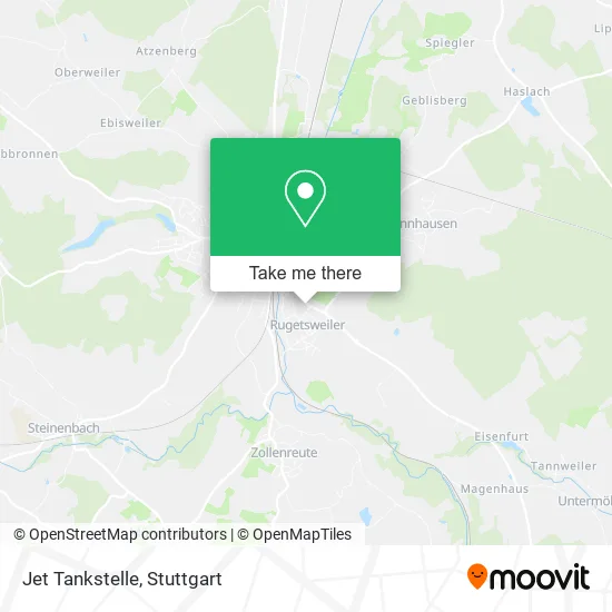Карта Jet Tankstelle