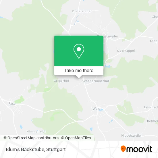 Карта Blum's Backstube