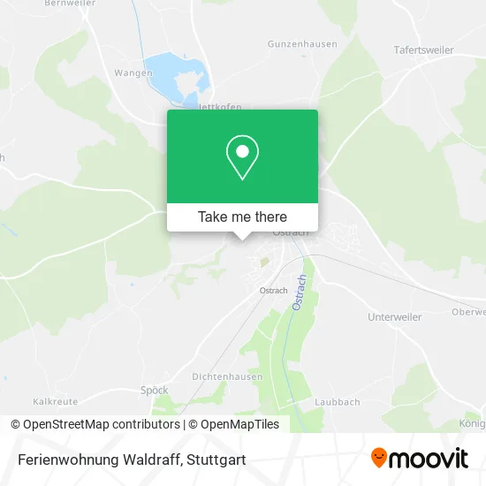 Карта Ferienwohnung Waldraff