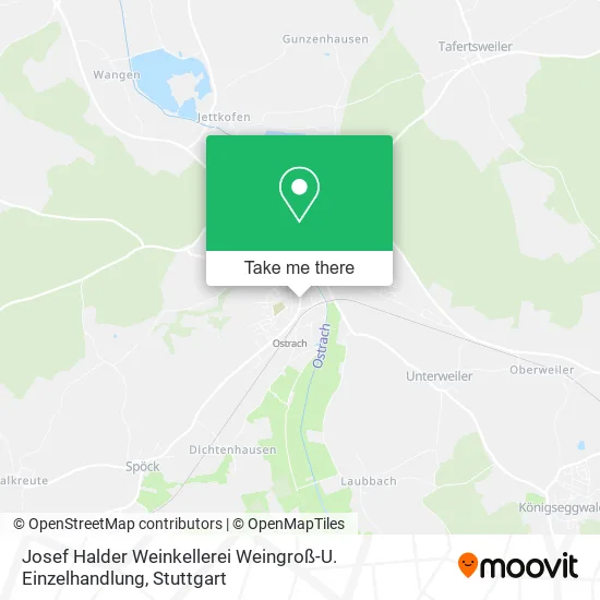 Карта Josef Halder Weinkellerei Weingroß-U. Einzelhandlung