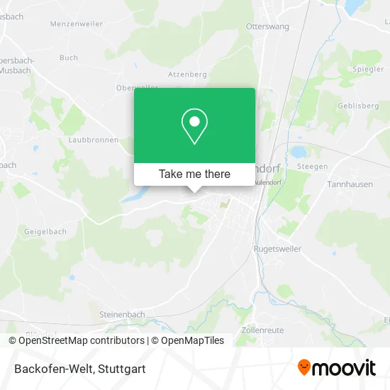 Карта Backofen-Welt