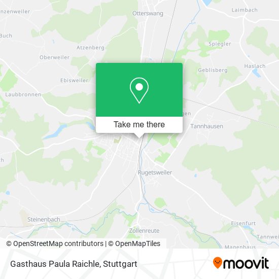 Карта Gasthaus Paula Raichle