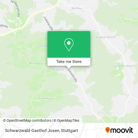 Карта Schwarzwald-Gasthof Josen