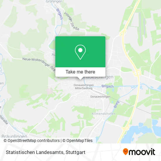 Карта Statistischen Landesamts