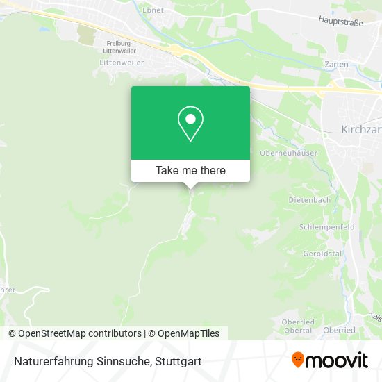 Naturerfahrung Sinnsuche map