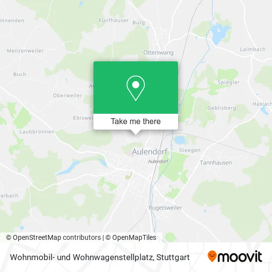 Карта Wohnmobil- und Wohnwagenstellplatz