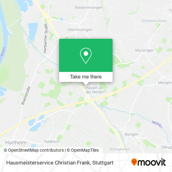 Карта Hausmeisterservice Christian Frank