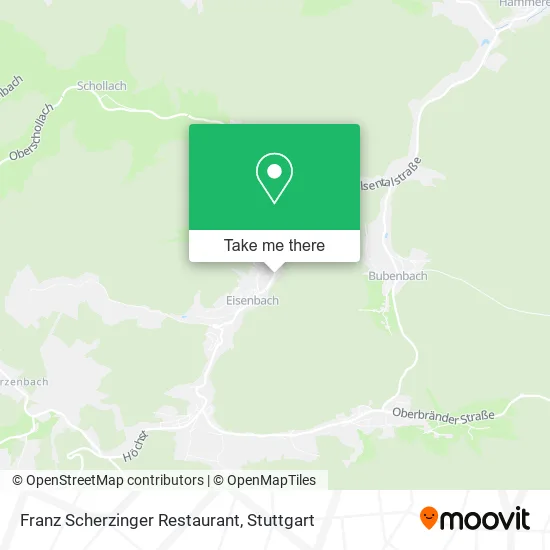 Карта Franz Scherzinger Restaurant