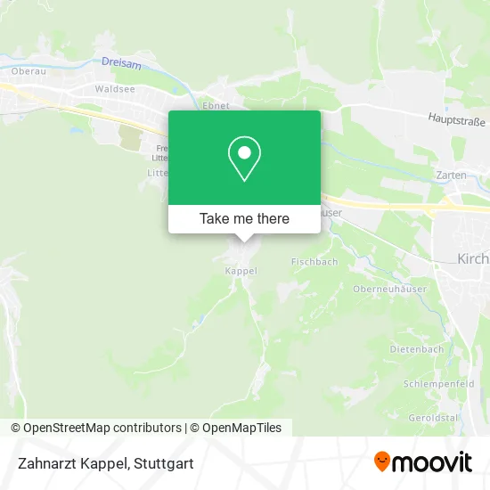 Карта Zahnarzt Kappel