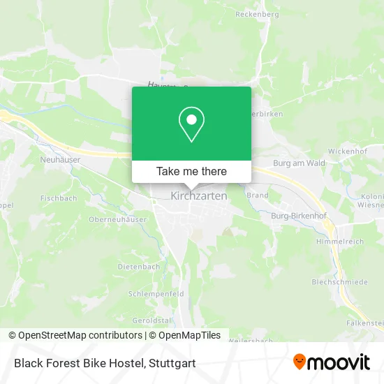 Карта Black Forest Bike Hostel