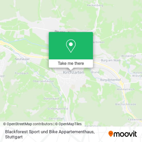 Карта Blackforest Sport und Bike Appartementhaus