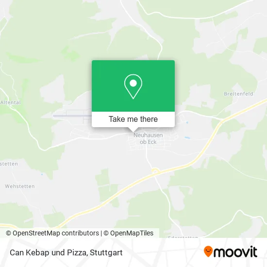 Карта Can Kebap und Pizza