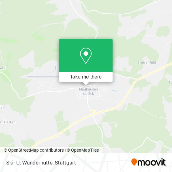 Ski- U. Wanderhütte map