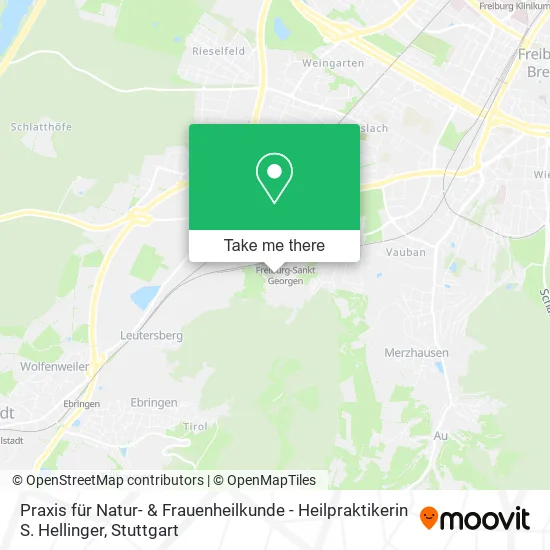 Карта Praxis für Natur- & Frauenheilkunde - Heilpraktikerin S. Hellinger