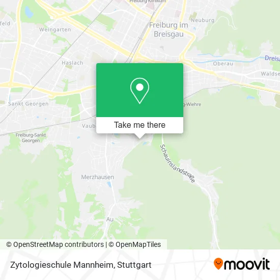 Карта Zytologieschule Mannheim