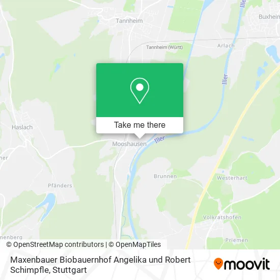 Карта Maxenbauer Biobauernhof Angelika und Robert Schimpfle