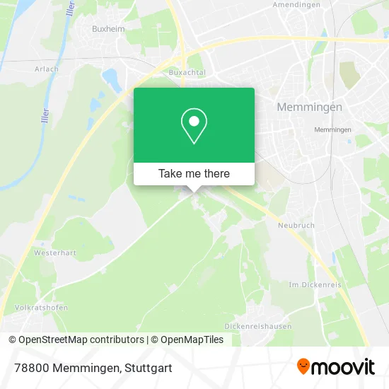 Карта 78800 Memmingen