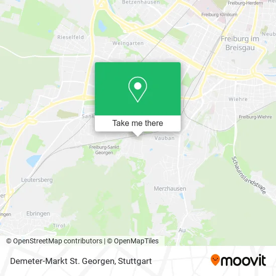 Demeter-Markt St. Georgen map