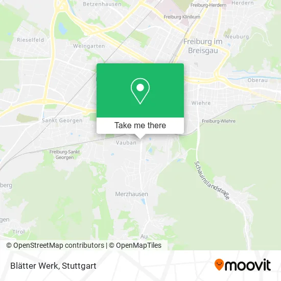 Карта Blätter Werk