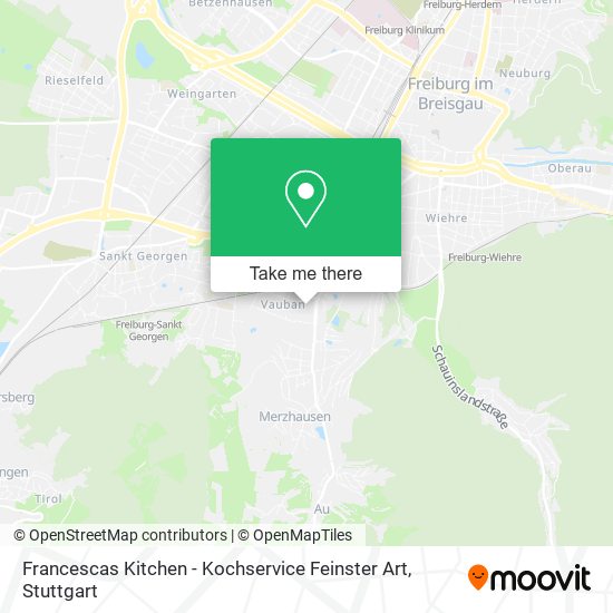 Francescas Kitchen - Kochservice Feinster Art map