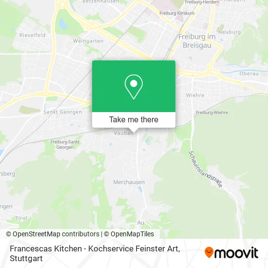 Карта Francescas Kitchen - Kochservice Feinster Art