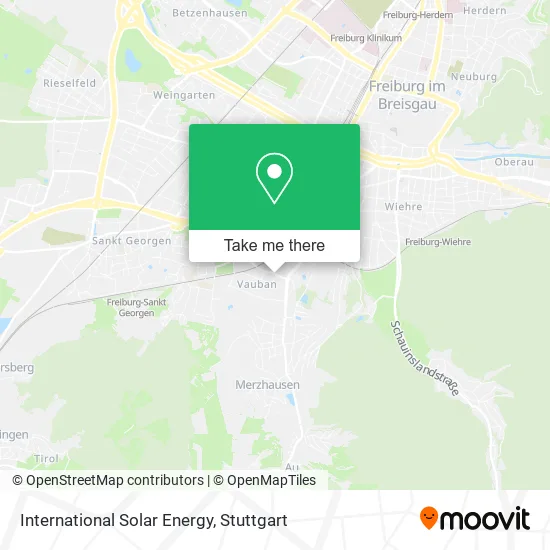 Карта International Solar Energy