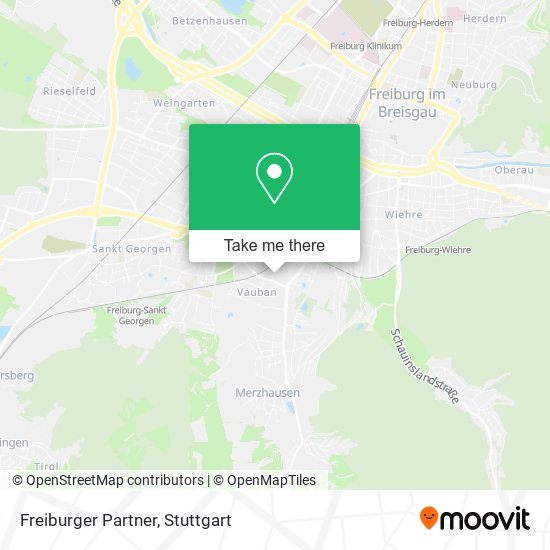 Freiburger Partner map