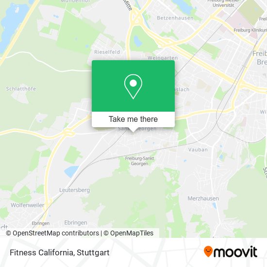 Fitness California map