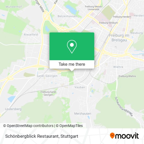 Schönbergblick Restaurant map