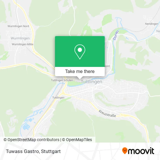 Карта Tuwass Gastro