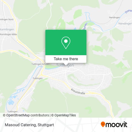 Masoud Catering map