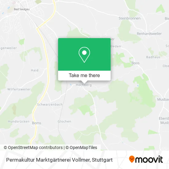 Карта Permakultur Marktgärtnerei Vollmer