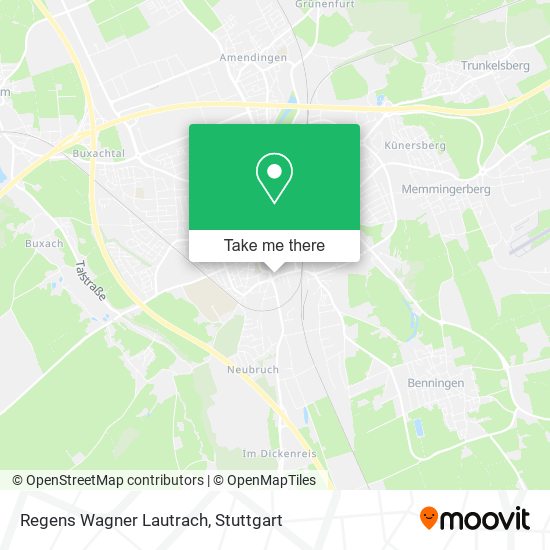 Regens Wagner Lautrach map