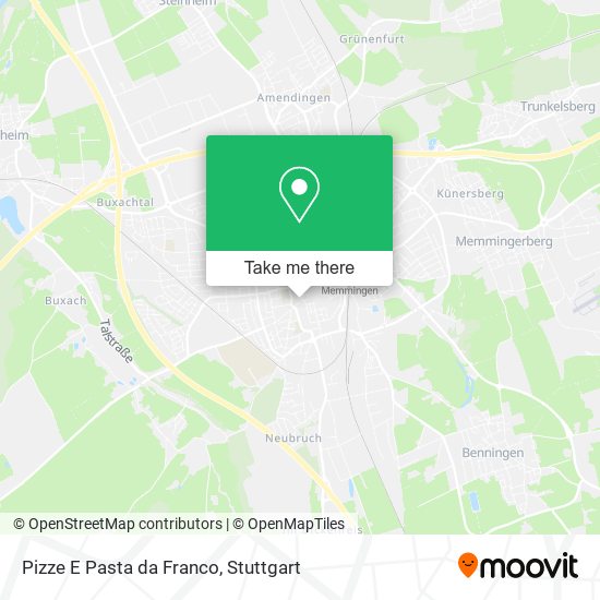 Pizze E Pasta da Franco map