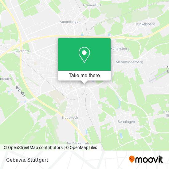 Gebawe map