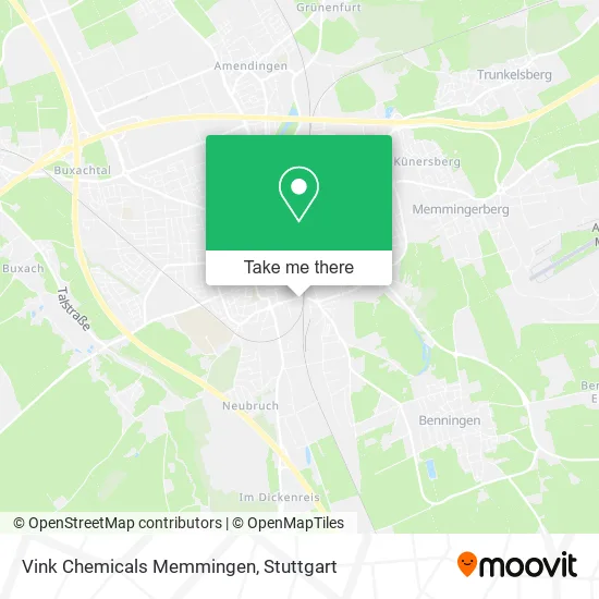 Карта Vink Chemicals Memmingen