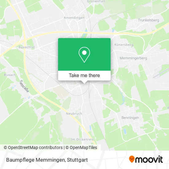 Карта Baumpflege Memmingen