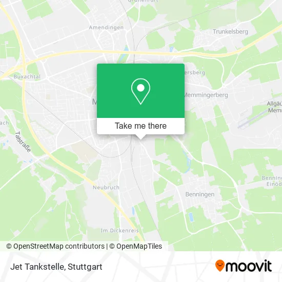 Карта Jet Tankstelle
