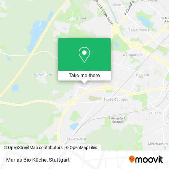 Карта Marias Bio Küche