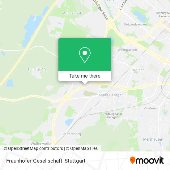 Карта Fraunhofer-Gesellschaft