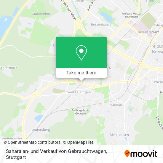 Sahara an- und Verkauf von Gebrauchtwagen map