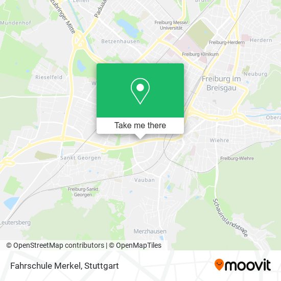 Карта Fahrschule Merkel
