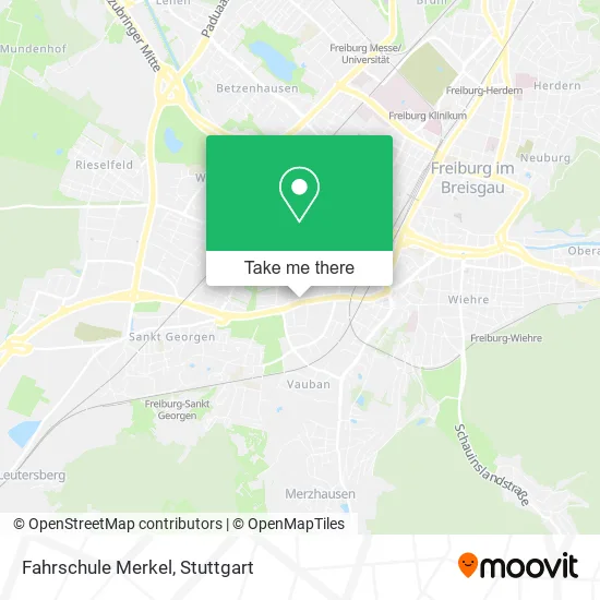 Карта Fahrschule Merkel