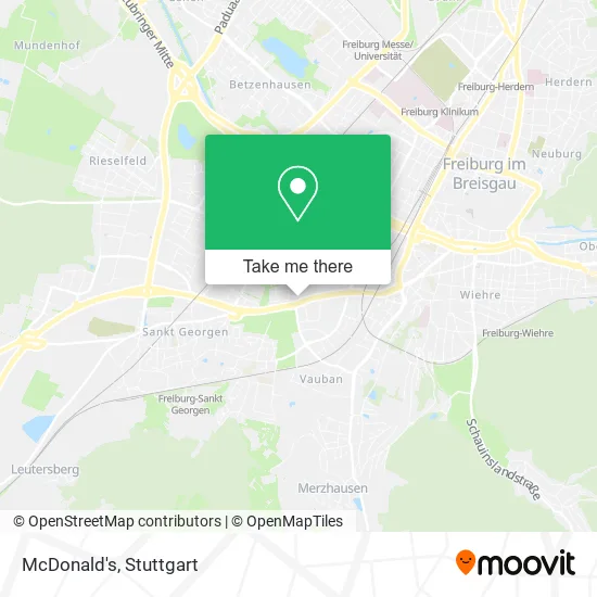 Карта McDonald's
