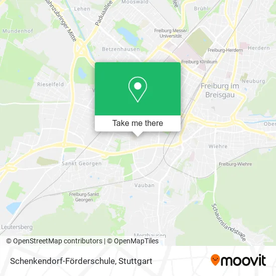 Карта Schenkendorf-Förderschule