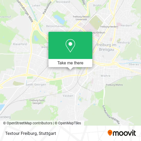 Карта Textour Freiburg