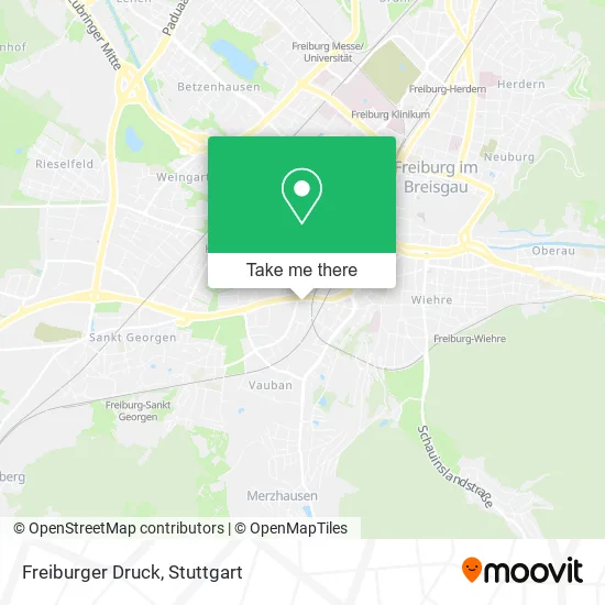 Карта Freiburger Druck