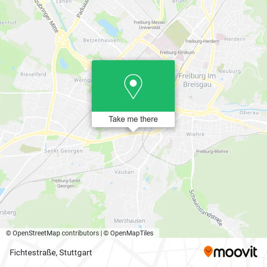 Карта Fichtestraße
