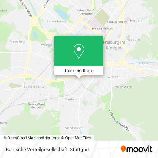 Карта Badische Verteilgesellschaft