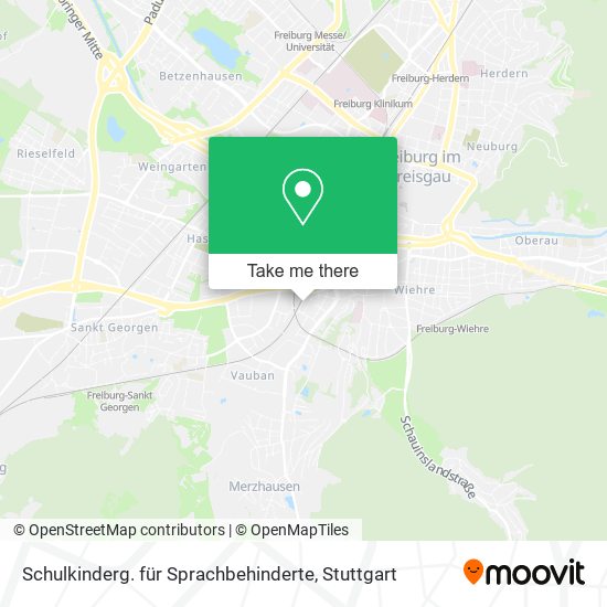 Schulkinderg. für Sprachbehinderte map